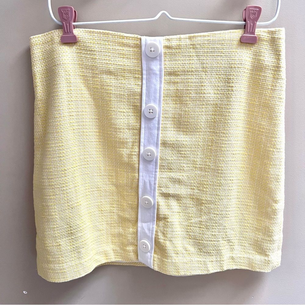 Modcloth Button-Front Mini Skirt - Women 8